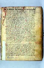 Teil 2, fol. 1 mit erster Seite der im Jahre 1480 niedergeschriebenen Statuten