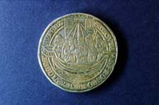 Guldengroschen 1516, Rückseite (Abb. oben), Vorderseite